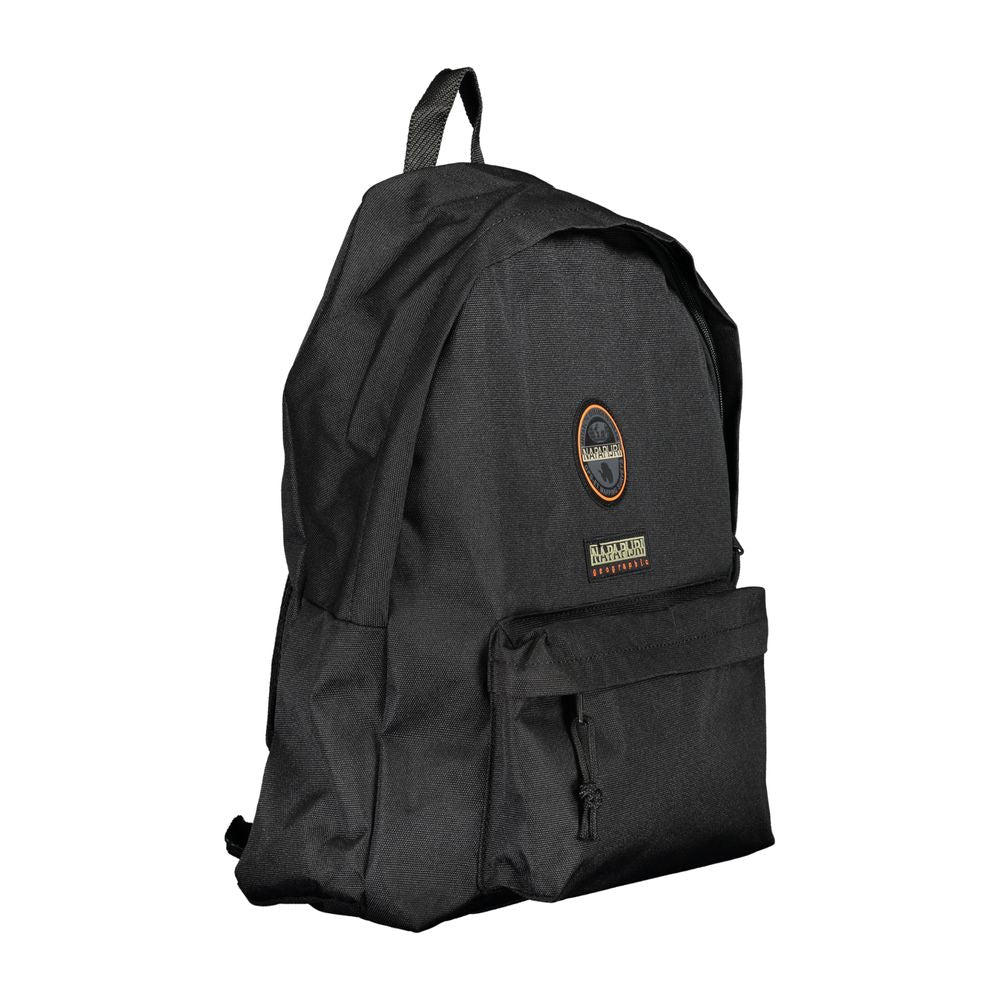 Napapijri Black Cotton Backpack for Men