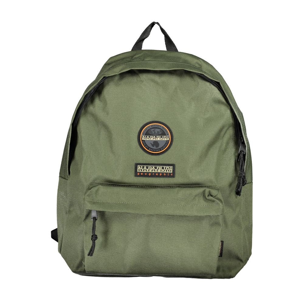 Napapijri Green Cotton Backpack for Men