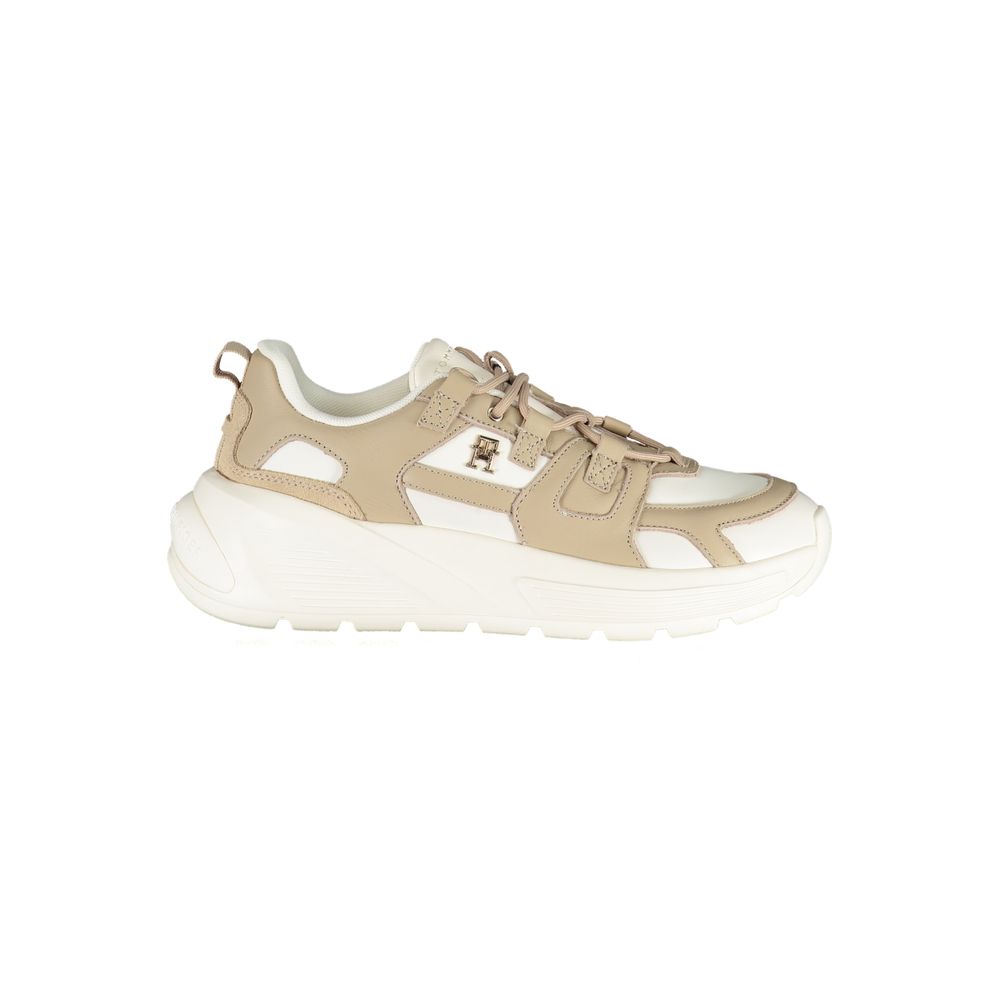 Tommy Hilfiger White Polyethylene Women's Sneakers