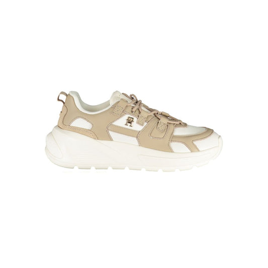 Tommy Hilfiger White Polyethylene Women's Sneakers