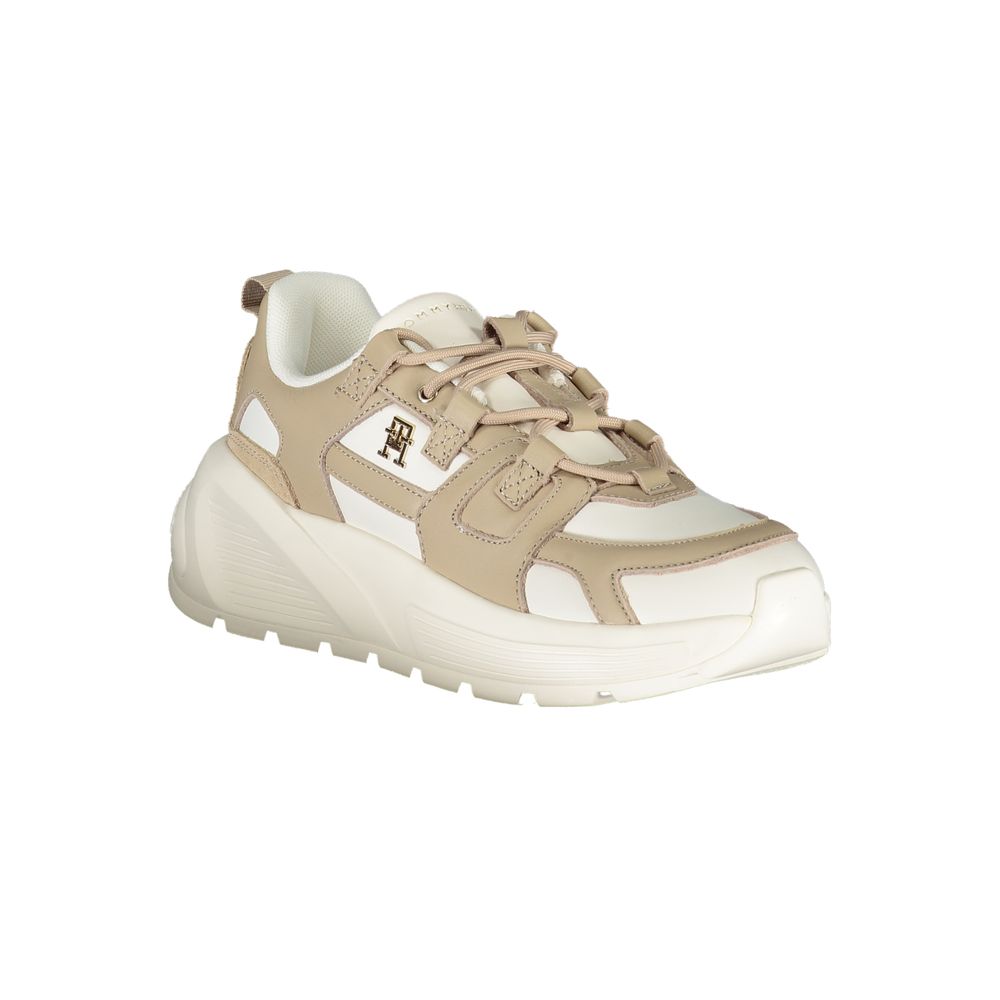 Tommy Hilfiger White Polyethylene Women's Sneakers