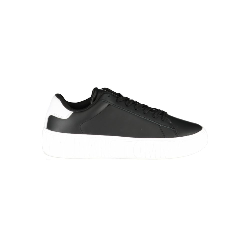 Tommy Hilfiger Black Polyethylene Men's Sneaker