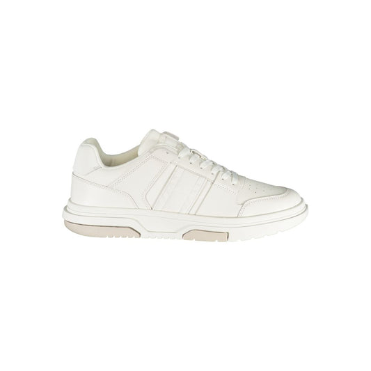 Tommy Hilfiger White Polyethylene Men's Sneakers