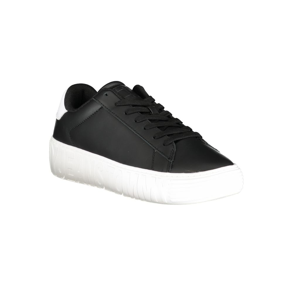 Tommy Hilfiger Black Polyethylene Men's Sneaker