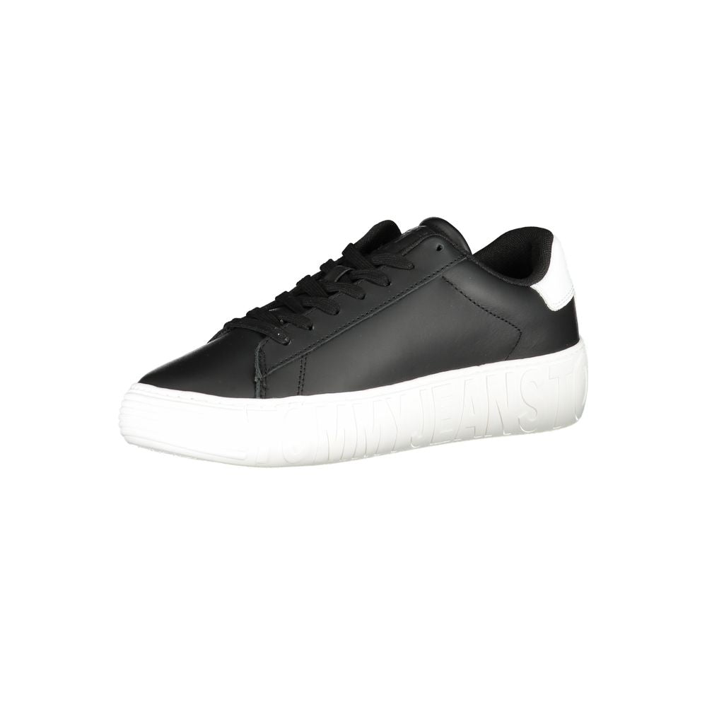 Tommy Hilfiger Black Polyethylene Men's Sneaker