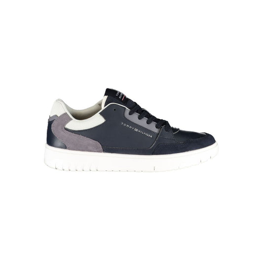 Tommy Hilfiger Blue Polyethylene Men's Sneakers