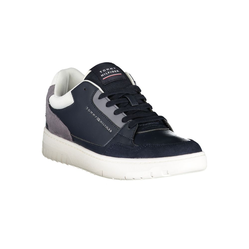 Tommy Hilfiger Blue Polyethylene Men's Sneakers