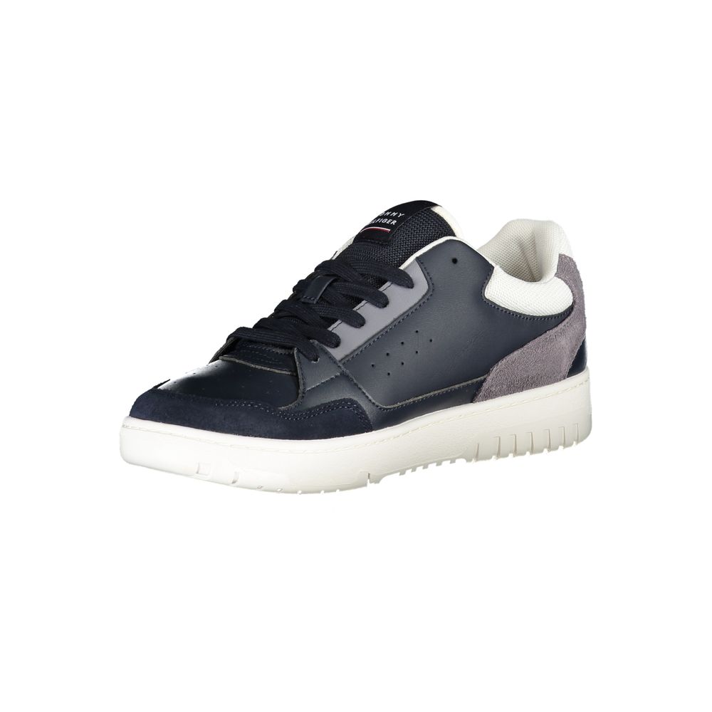 Tommy Hilfiger Blue Polyethylene Men's Sneakers