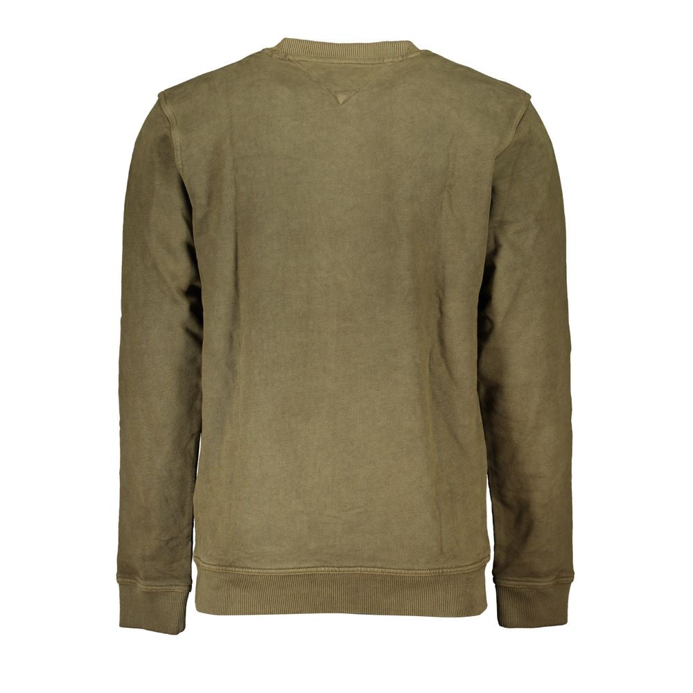 Tommy Hilfiger Green Cotton Sweater for Men