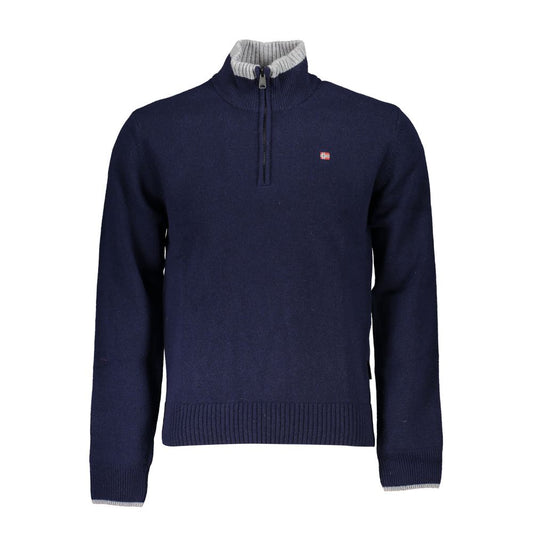 Napapijri Blauer Stoff Männer Pullover