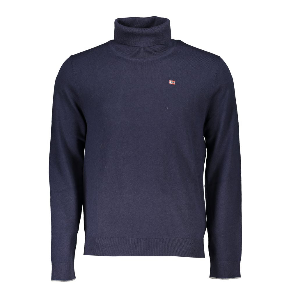 Napapijri Blauer Stoff Männer Pullover