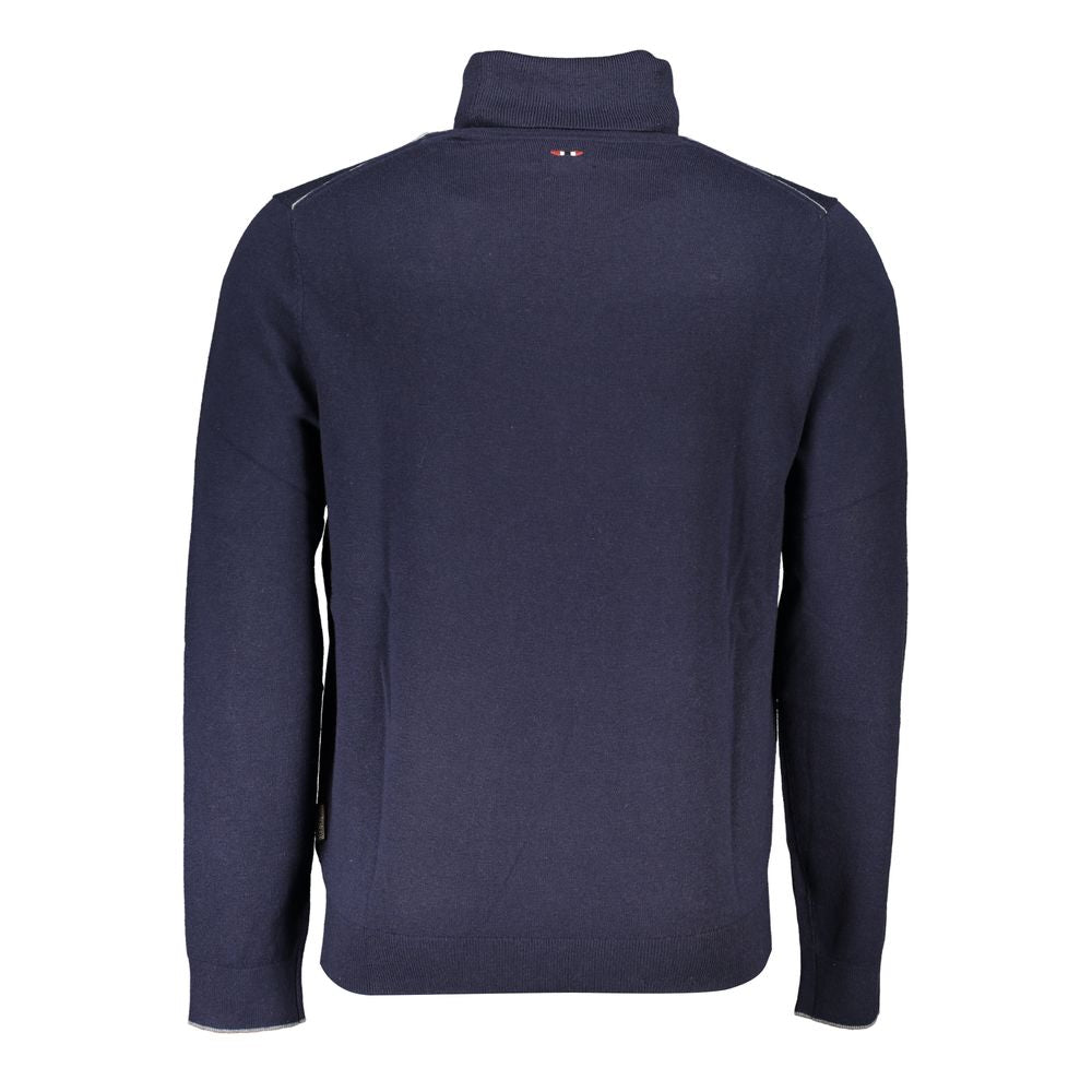 Napapijri Blauer Stoff Männer Pullover