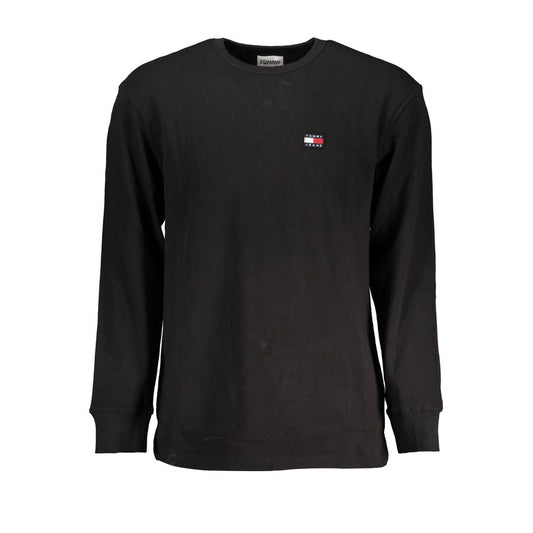 Tommy Hilfiger Black Cotton Men's T-Shirt