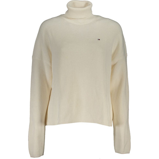 Tommy Hilfiger White Cotton Sweater for Women