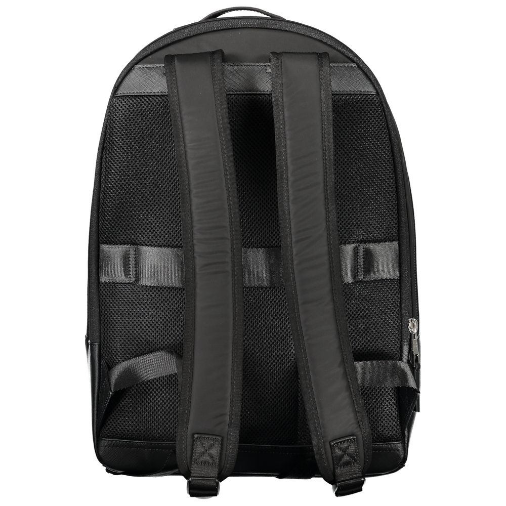 Tommy Hilfiger Black Polyester Backpack for Men