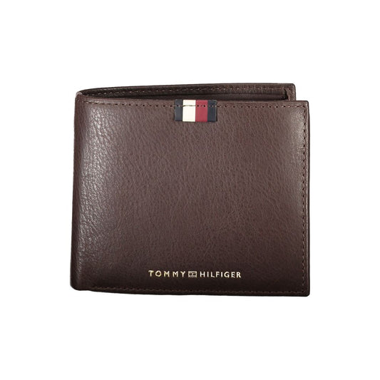 Tommy Hilfiger Brown Leather Wallet for Men