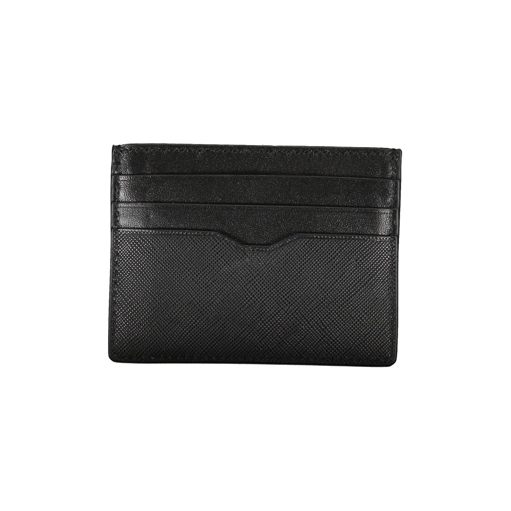 Tommy Hilfiger Black Leather Men's Wallet