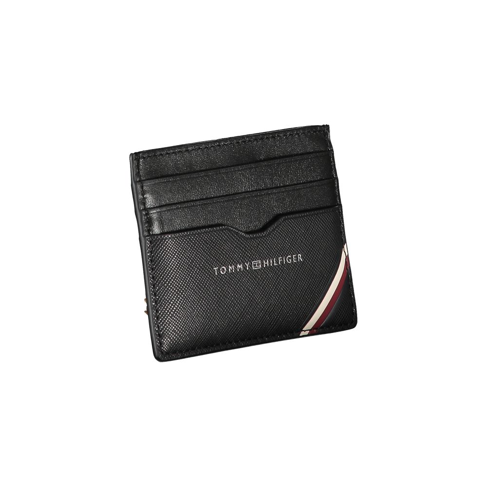 Tommy Hilfiger Black Leather Men's Wallet