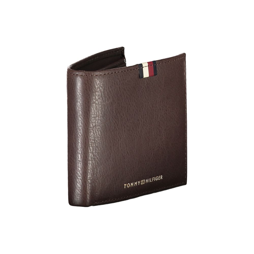 Tommy Hilfiger Brown Leather Wallet for Men