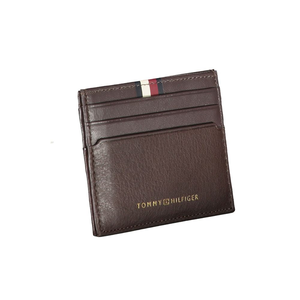 Tommy Hilfiger Brown Leather Wallet for Men