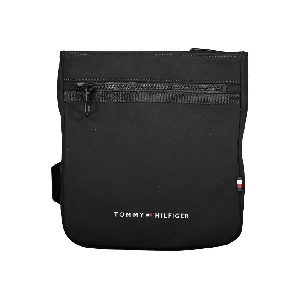 Tommy Hilfiger Black Polyester Men's Shoulder Bag