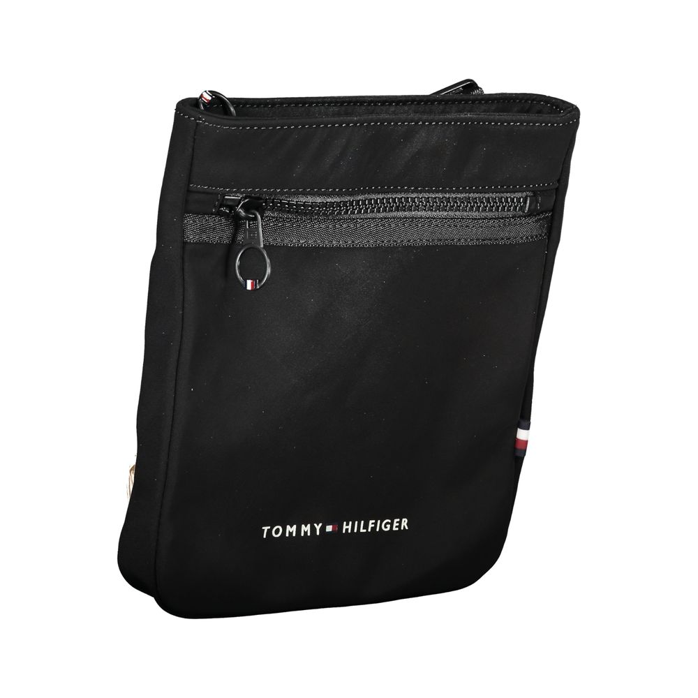 Tommy Hilfiger Black Polyester Men's Shoulder Bag