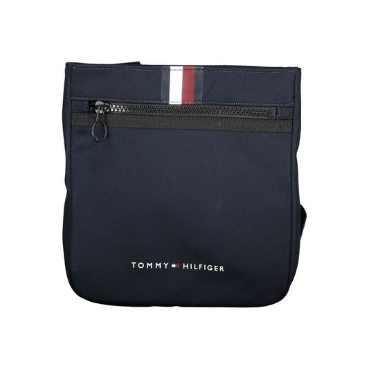 Tommy Hilfiger Blue Polyester Men's Shoulder Bag