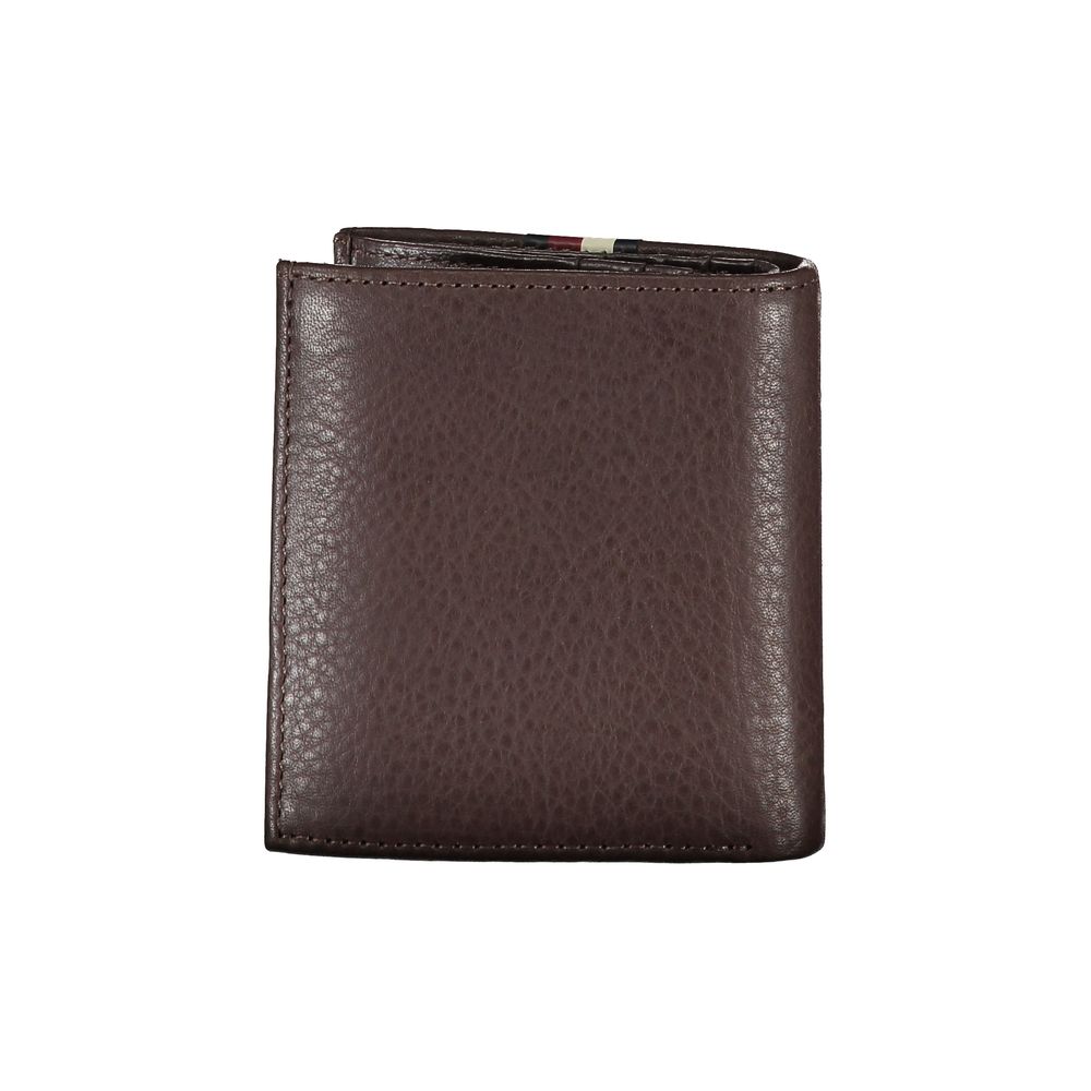 Tommy Hilfiger Brown Leather Wallet for Men