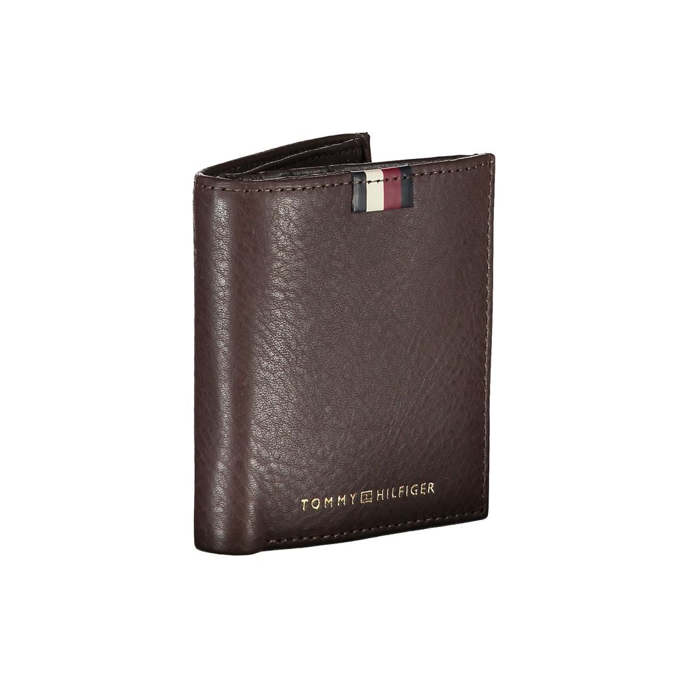 Tommy Hilfiger Brown Leather Wallet for Men