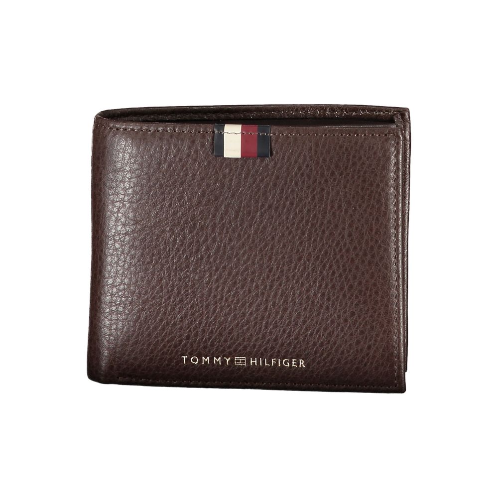 Tommy Hilfiger Brown Leather Wallet for Men