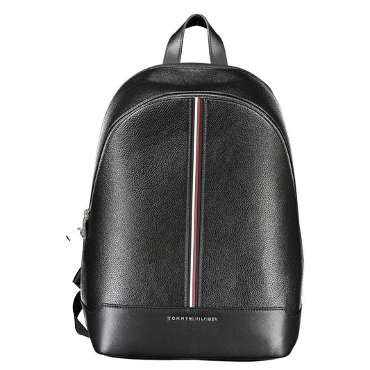 Tommy Hilfiger Black Polyethylene Backpack for Men