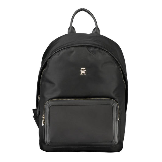 Tommy Hilfiger Schwarzer Polyester-Rucksack für Frauen