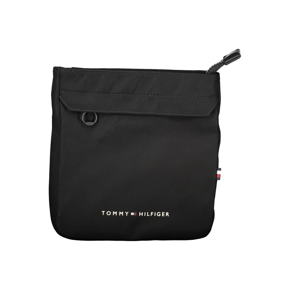 Tommy Hilfiger Black Polyester Men's Shoulder Bag