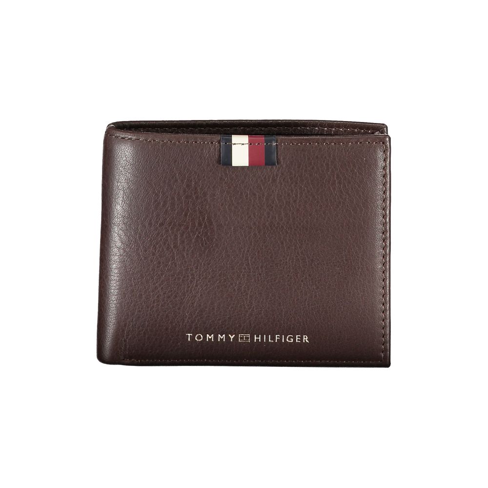 Tommy Hilfiger Brown Leather Wallet for Men