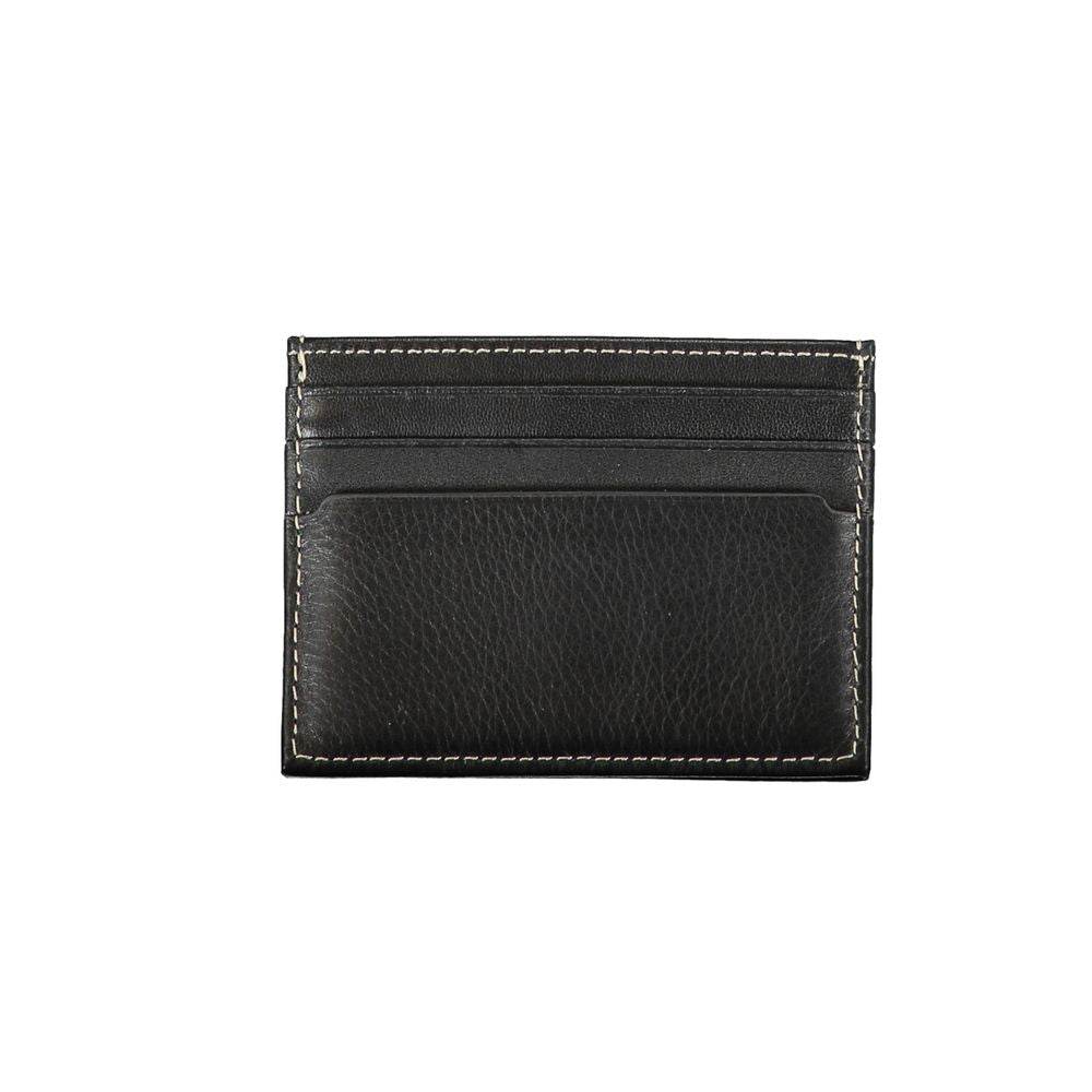 Tommy Hilfiger Black Leather Men's Wallet