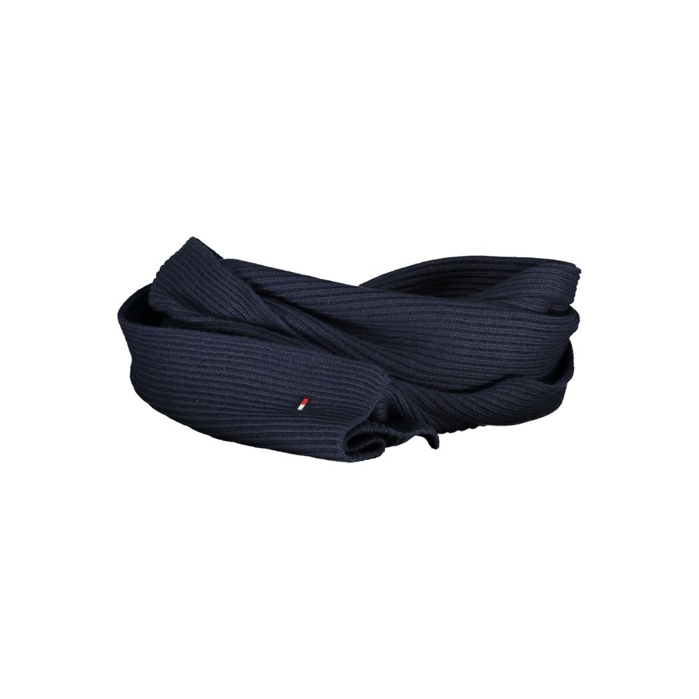 Tommy Hilfiger Blue Cotton Scarf for Men