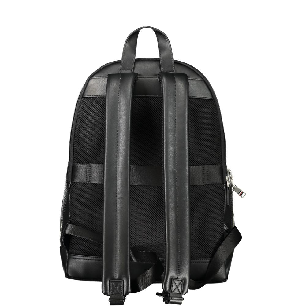 Tommy Hilfiger Black Polyethylene Backpack for Men