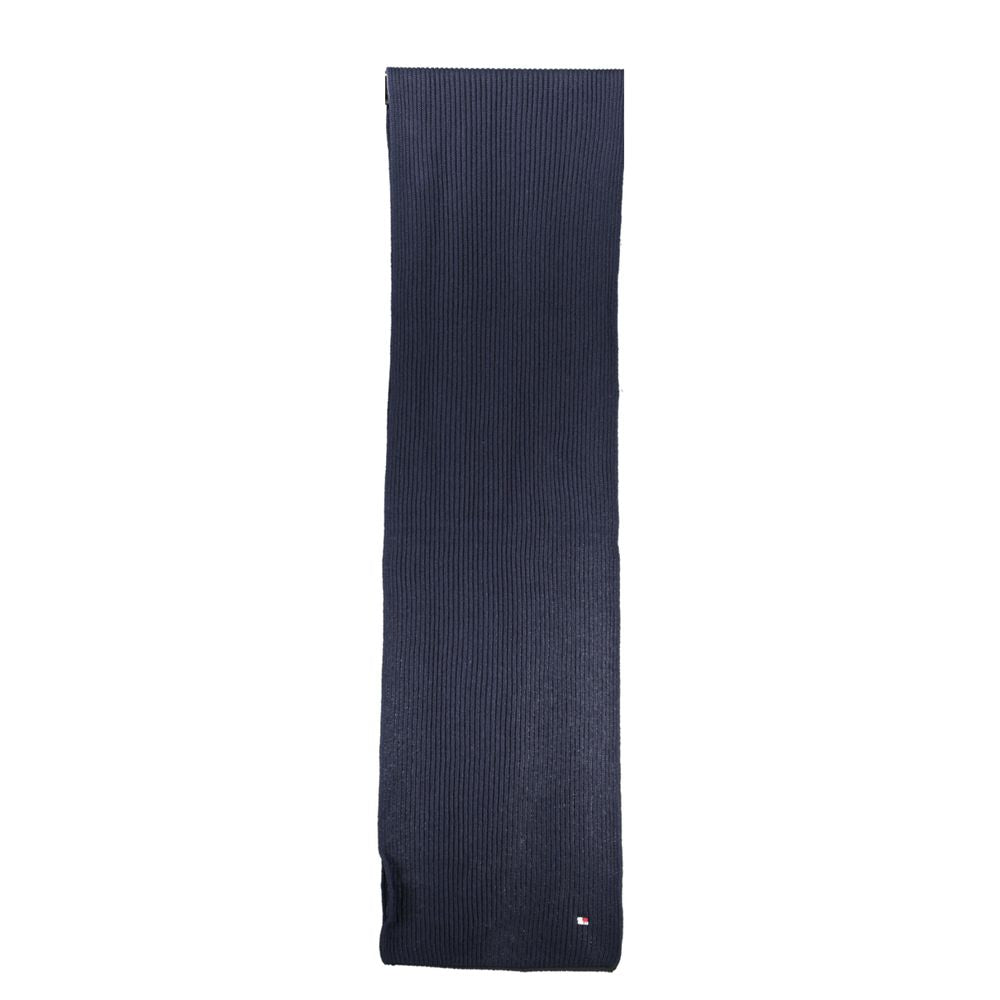 Tommy Hilfiger Blue Cotton Scarf for Men