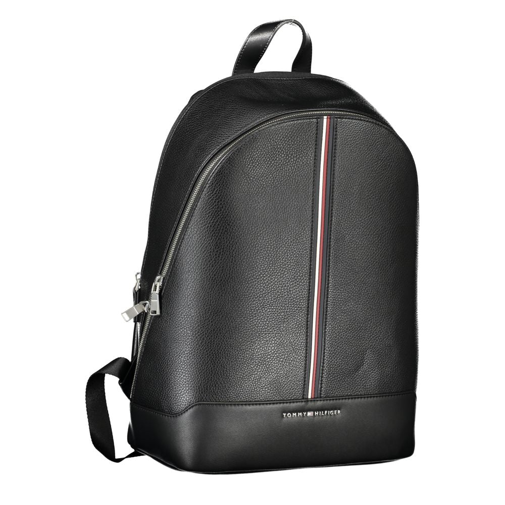 Tommy Hilfiger Black Polyethylene Backpack for Men