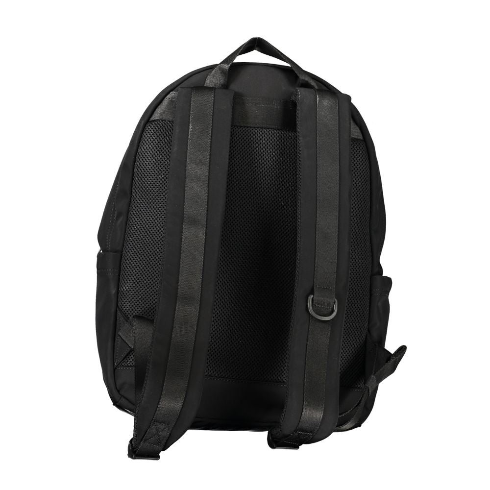 Tommy Hilfiger Black Polyester Backpack for Men