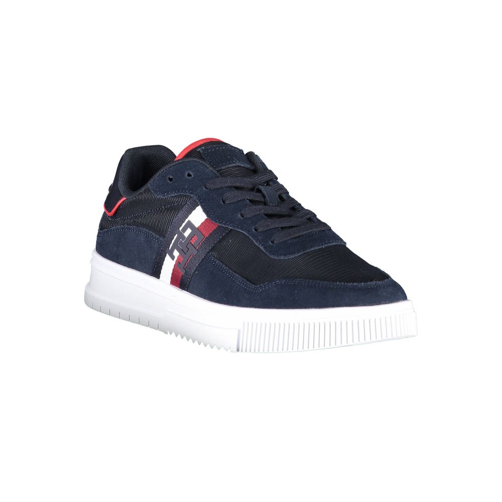 Tommy Hilfiger Blue Polyester Men's Sneaker