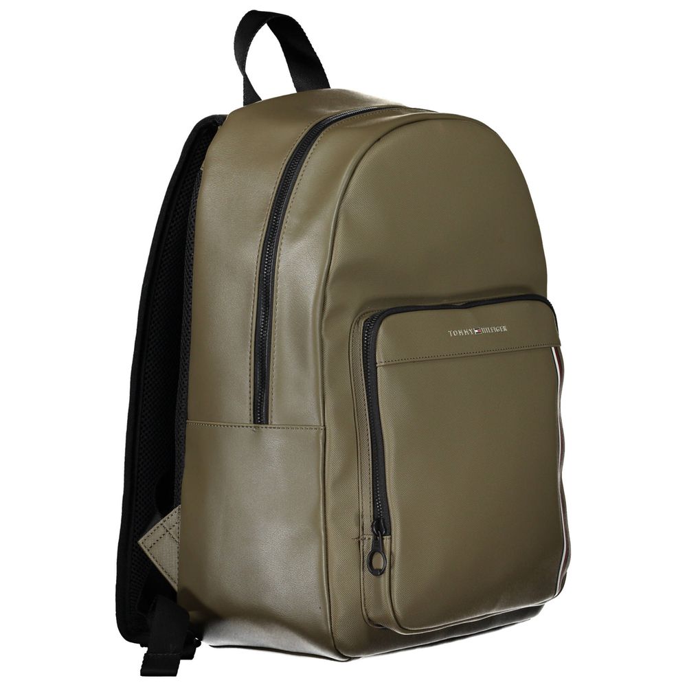 Tommy Hilfiger Green Polyethylene Backpack for Men