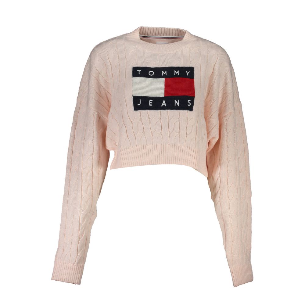 Tommy Hilfiger Rosa Polyester Damen Pullover