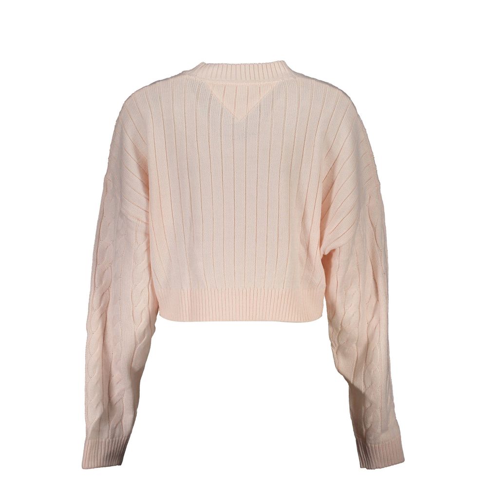 Tommy Hilfiger Rosa Polyester Damen Pullover