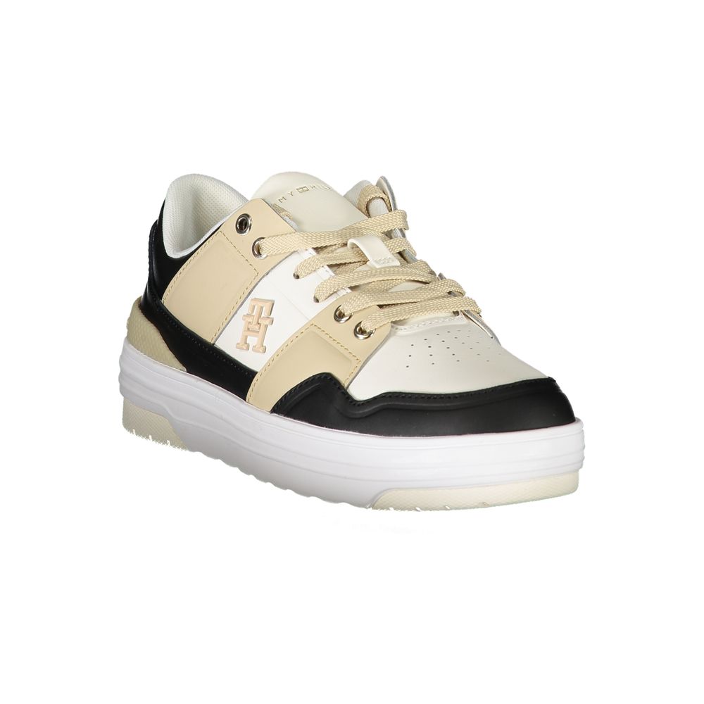 Tommy Hilfiger White Leather Women's Sneakers