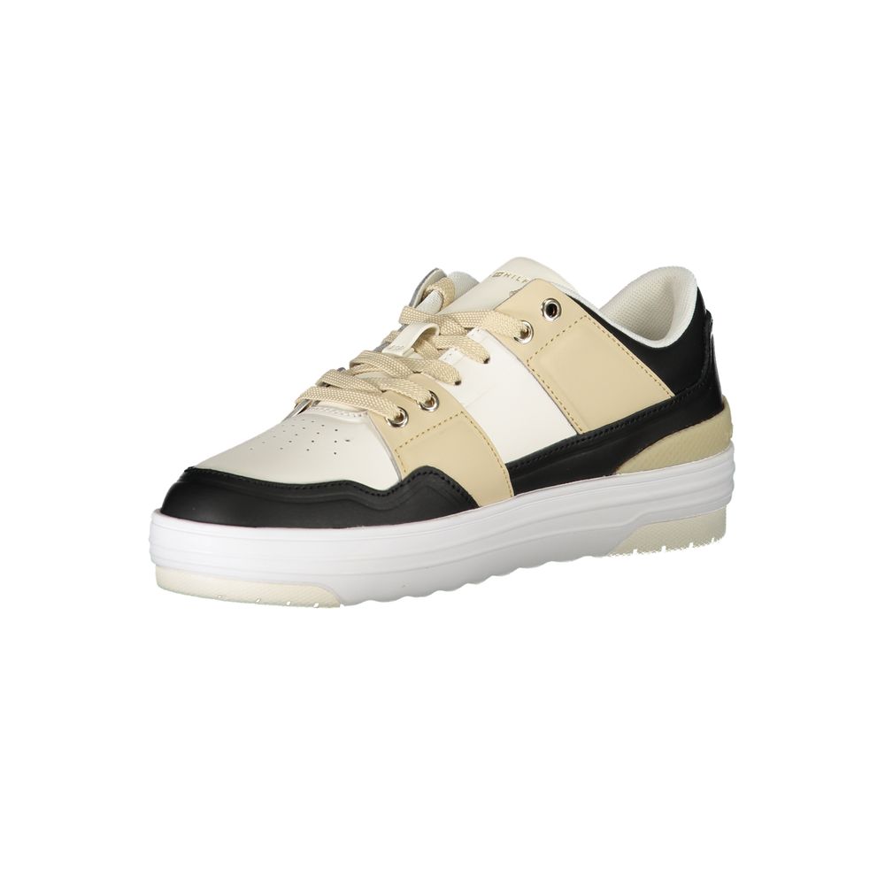 Tommy Hilfiger White Leather Women's Sneakers