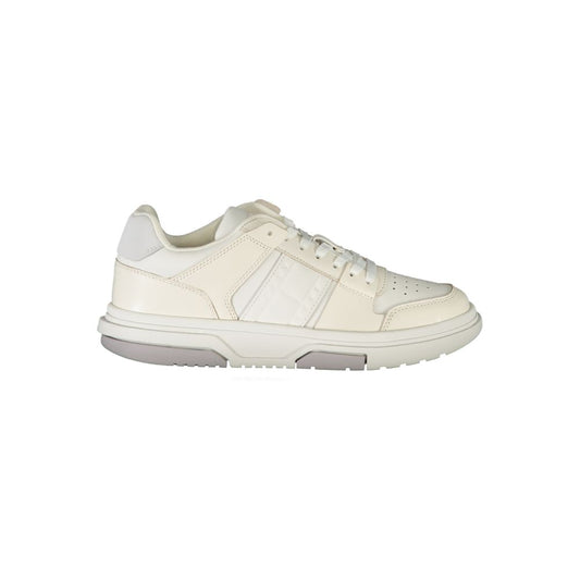 Tommy Hilfiger White Leather Women's Sneakers