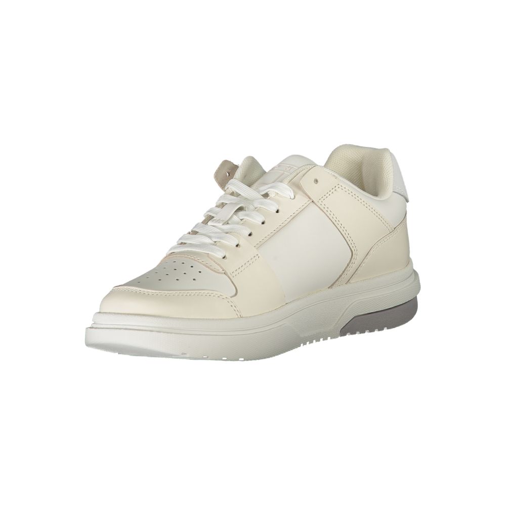 Tommy Hilfiger White Leather Women's Sneakers