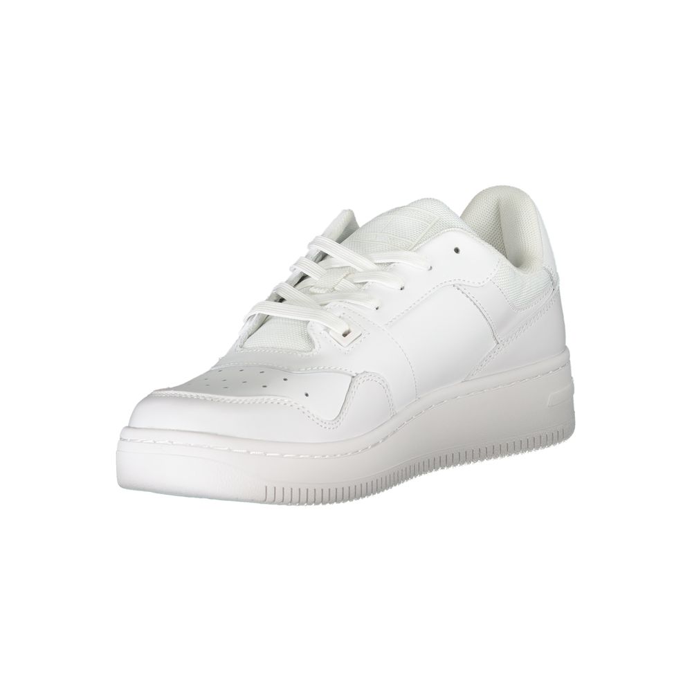 Tommy Hilfiger White Leather Men's Sneakers