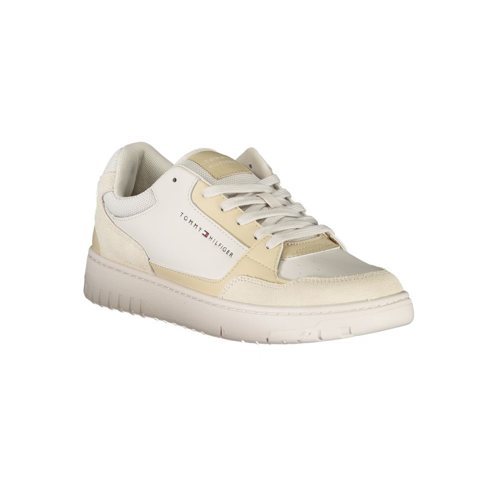 Tommy Hilfiger Beige Polyethylene Men's Sneakers